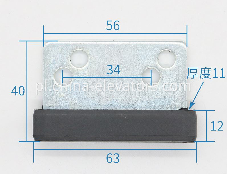 SMEC YA098C118G01 Door Guide Shoe